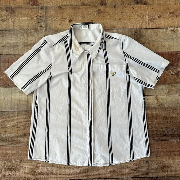 Barco Taco Bell Collection Vintage Short Sleeve Button Down Work Shirt -L - Picture 1 of 16